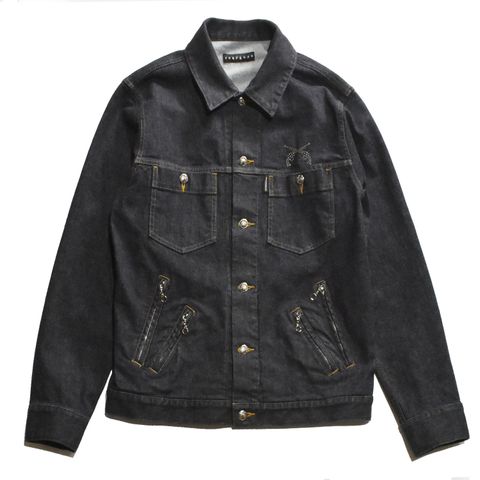 《予約品3月27日 23時55分締め》 DENIM JKT ONEWASH ME / デニムジャケット / ブルー  【roarguns 】8月中入荷予定