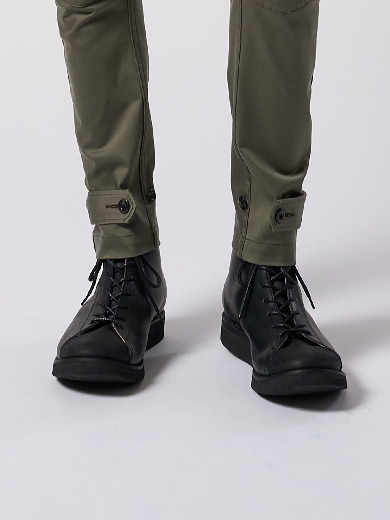 【予約品 4月19日(日) 18時締切】modern lineman boots / カウレザー モダン ラインマンブーツ / ブラック