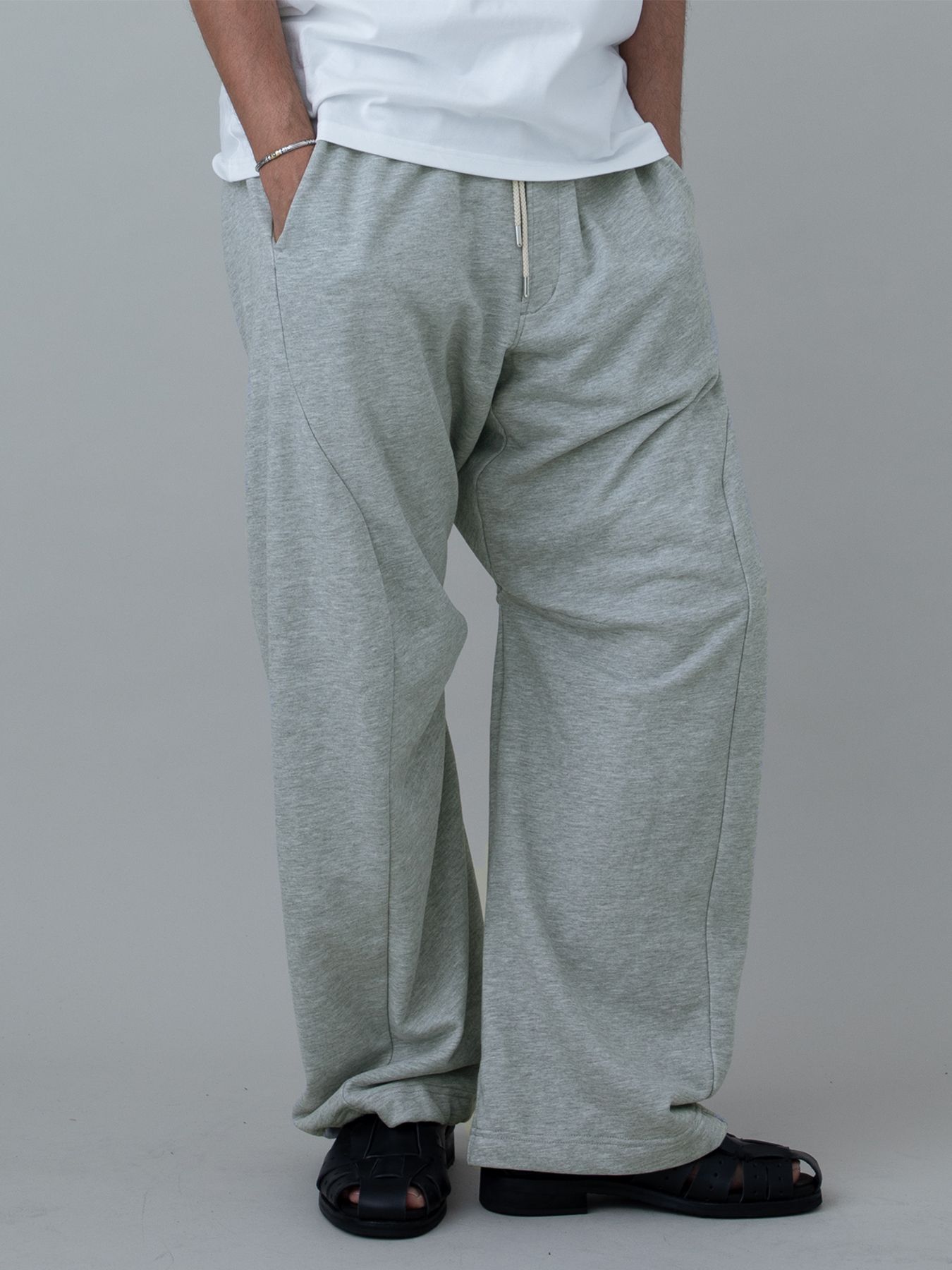 【予約品 10月26日(日) 締切】3DSWEATPANTS / 3Dスウェットパンツ / moku.L.GRAY