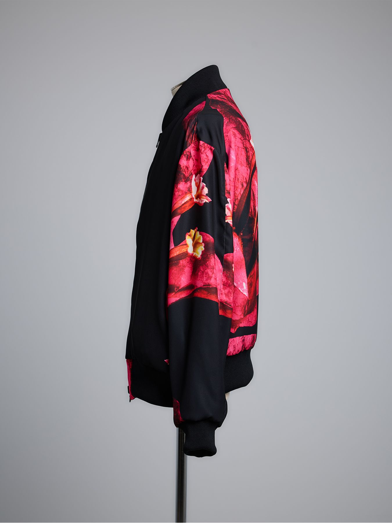 【予約品 5月18日(日) 締切】Reversible Bomber Jacket / リバーシブル ボンバージャケット / ブラック&ブラック刺繍