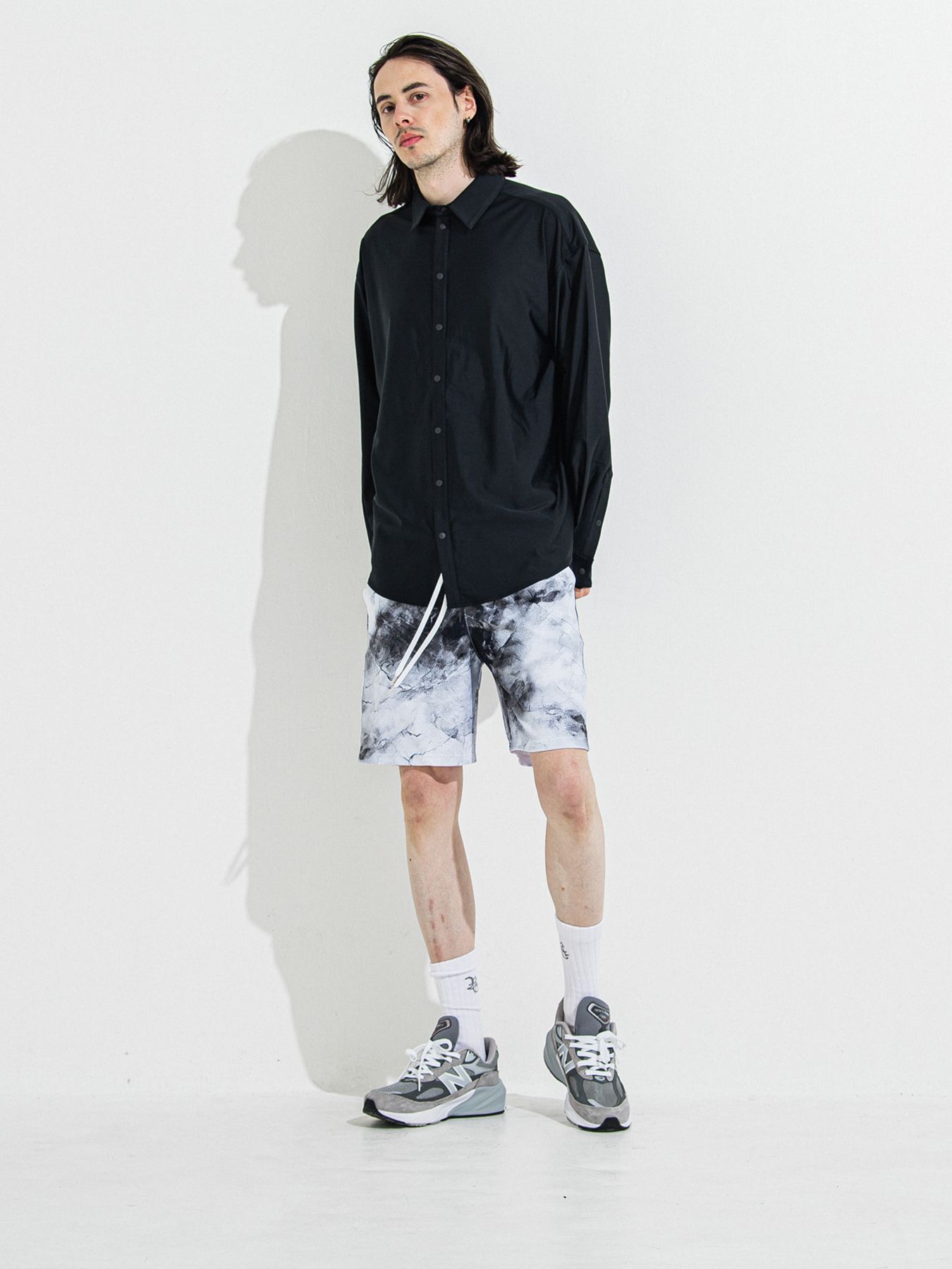 【予約品 】RASH JACK SHIRTS / ラッシュガード ジャックシャツ / ブラック