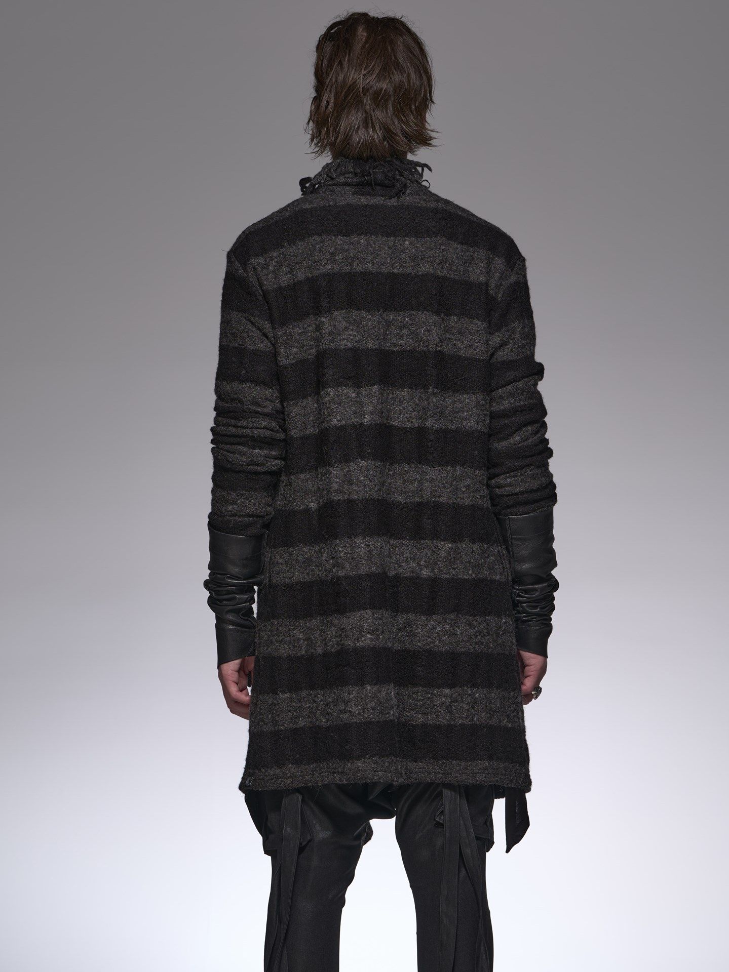 《予約品6/17締め》 ShawlCardigan / カーディガン / ブラック＆グレー