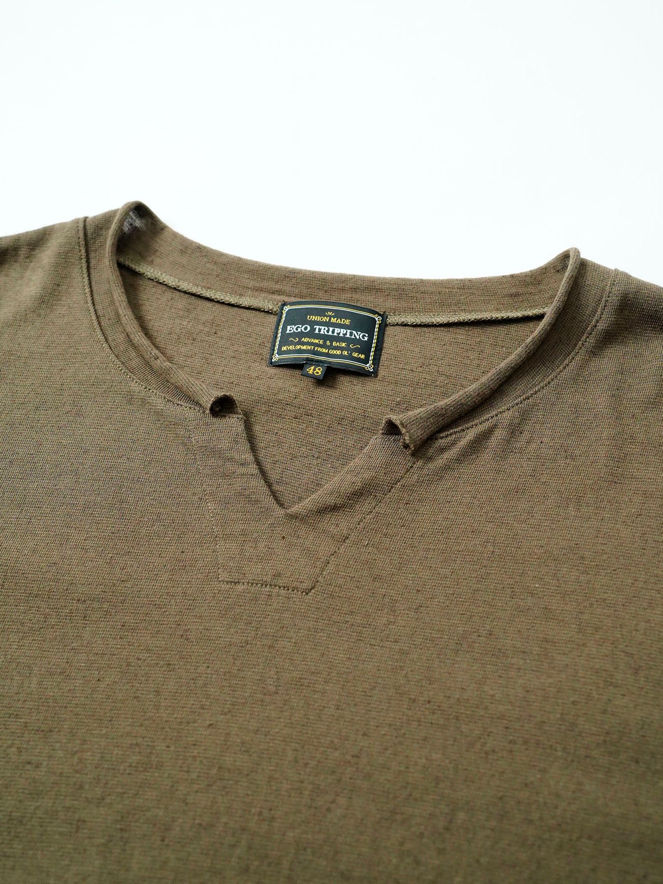 【予約品 11月9日(月) 締切】ALTNECKTEE / 変形ネックTシャツ / ベージュ