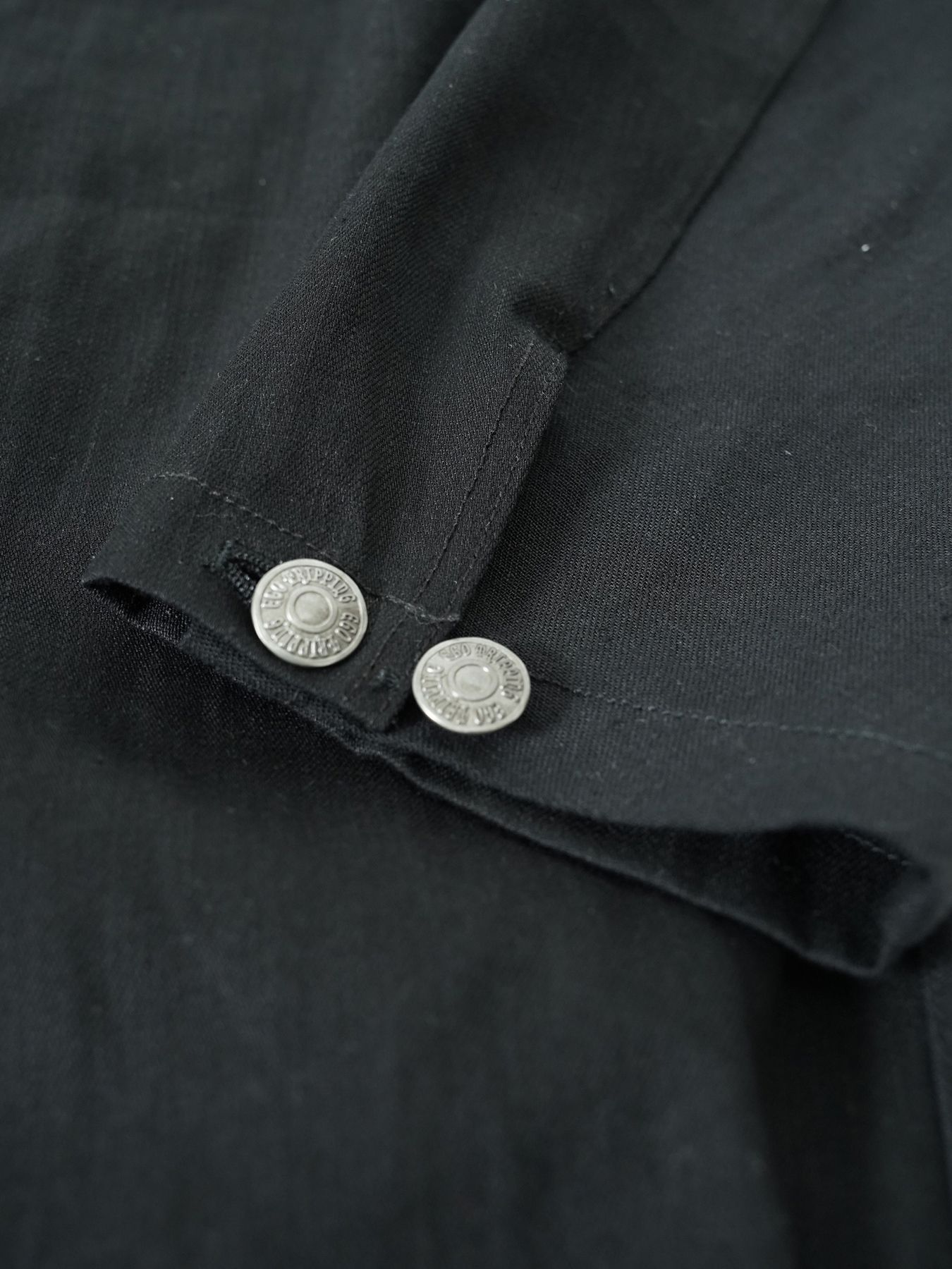 【予約品 5月27日(水) 締切】BOURGERON-DENIMJACKET / ライトオンスデニム シャツジャケット / ブラック