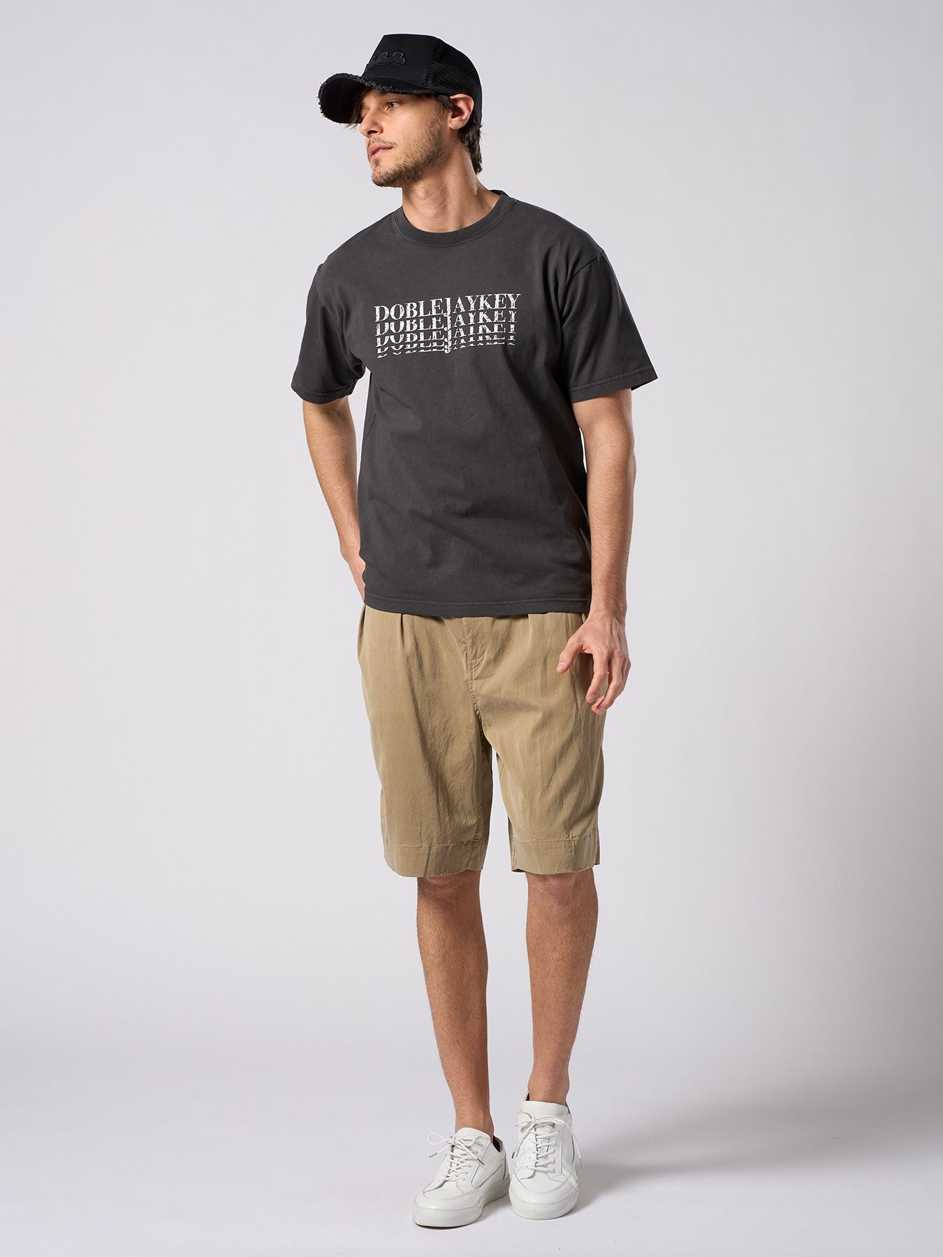 【予約品 1月25日(日) 締切】graphic-T collection：DOBLEJAYKEY T / ダブルジェイケー Tシャツ / ブラック