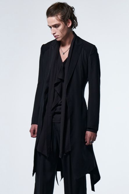 《予約品》 ShawlCardigan / ブラック 【kiryuyrik】 2023年3月以降入荷予定