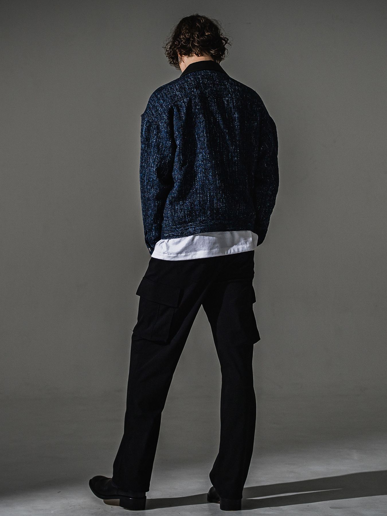 【予約品】HEAD cargo / ワンタック カーゴパンツ / ブラック