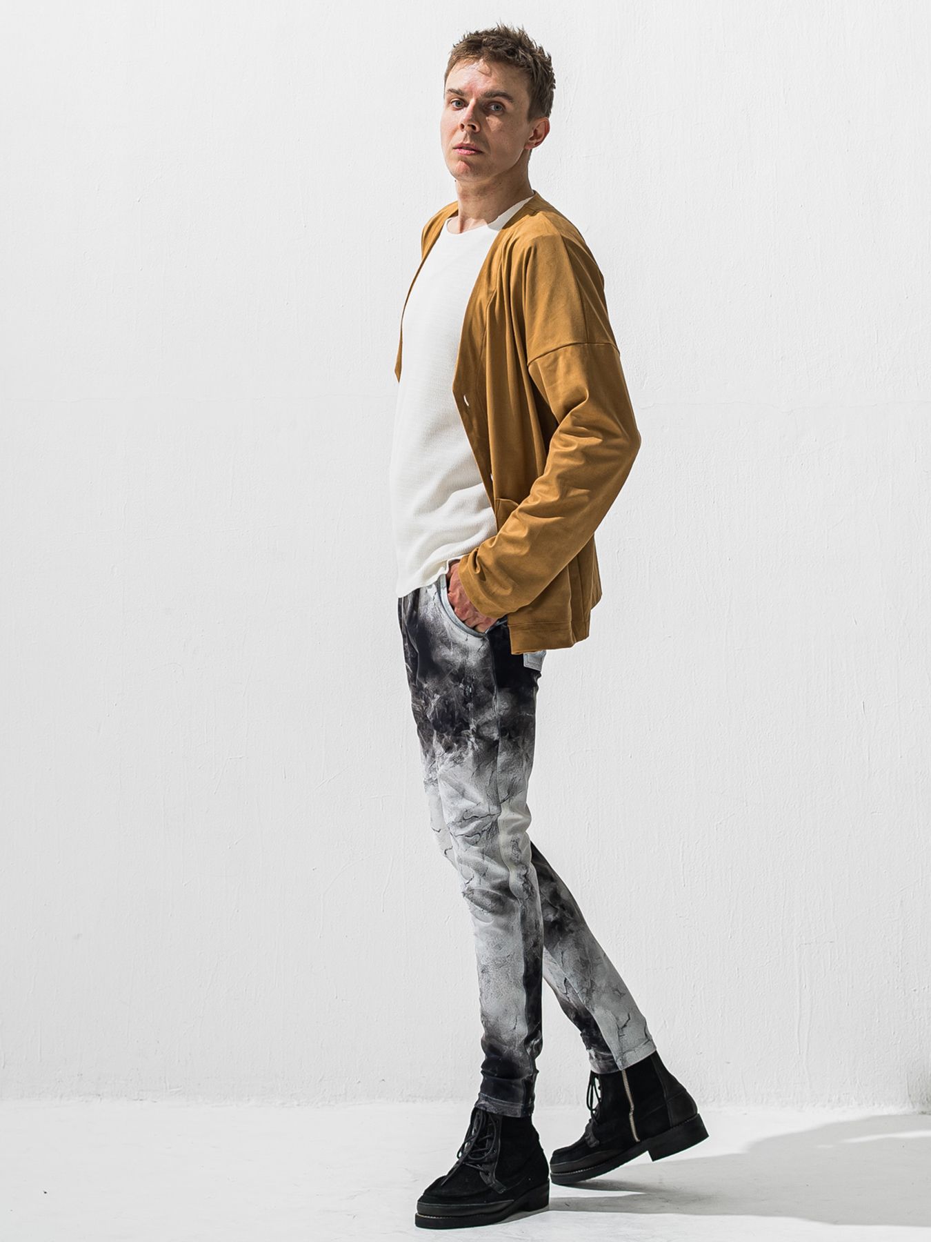【予約品 9月6日(日) 締切】SUEDE CARDIGAN / スウェードカーディガン / ベージュ