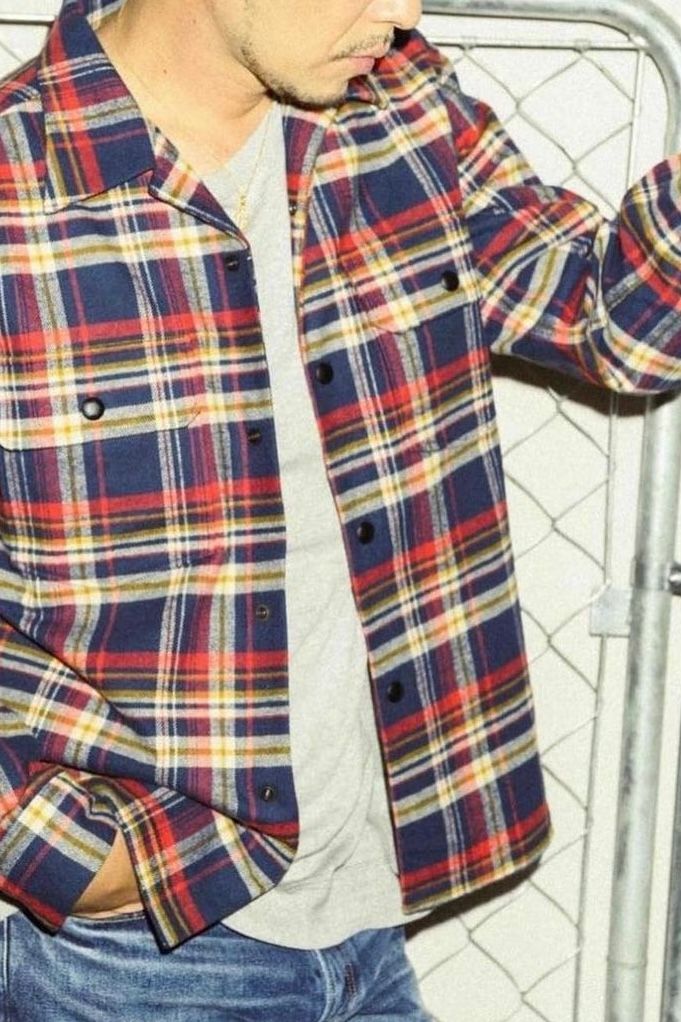 HEAVY FLANNEL JK  / レッドチェック【ORATA】