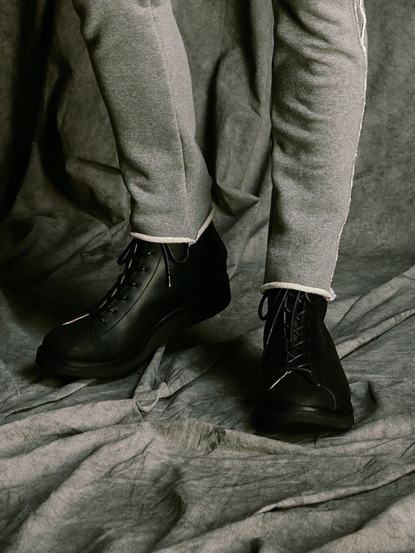 【予約品 4月19日(日) 18時締切】modern lineman boots / カウレザー モダン ラインマンブーツ / ブラック