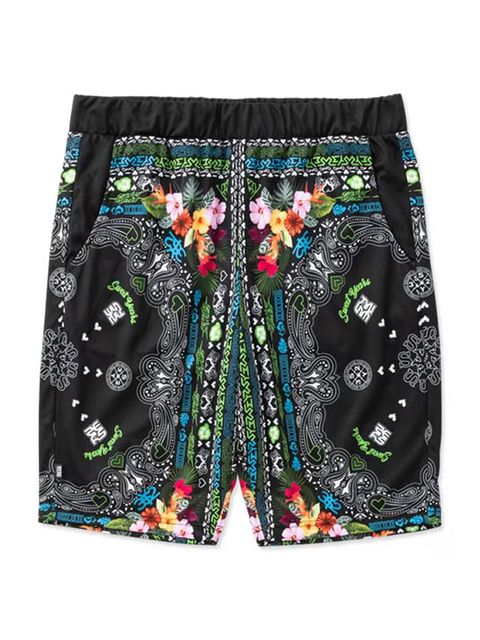 RESORT PAISLEY SHORT PANTS / リゾート ペイズリー ショートパンツ / ブラック【SY32 by SWEET YEARS GOLF】