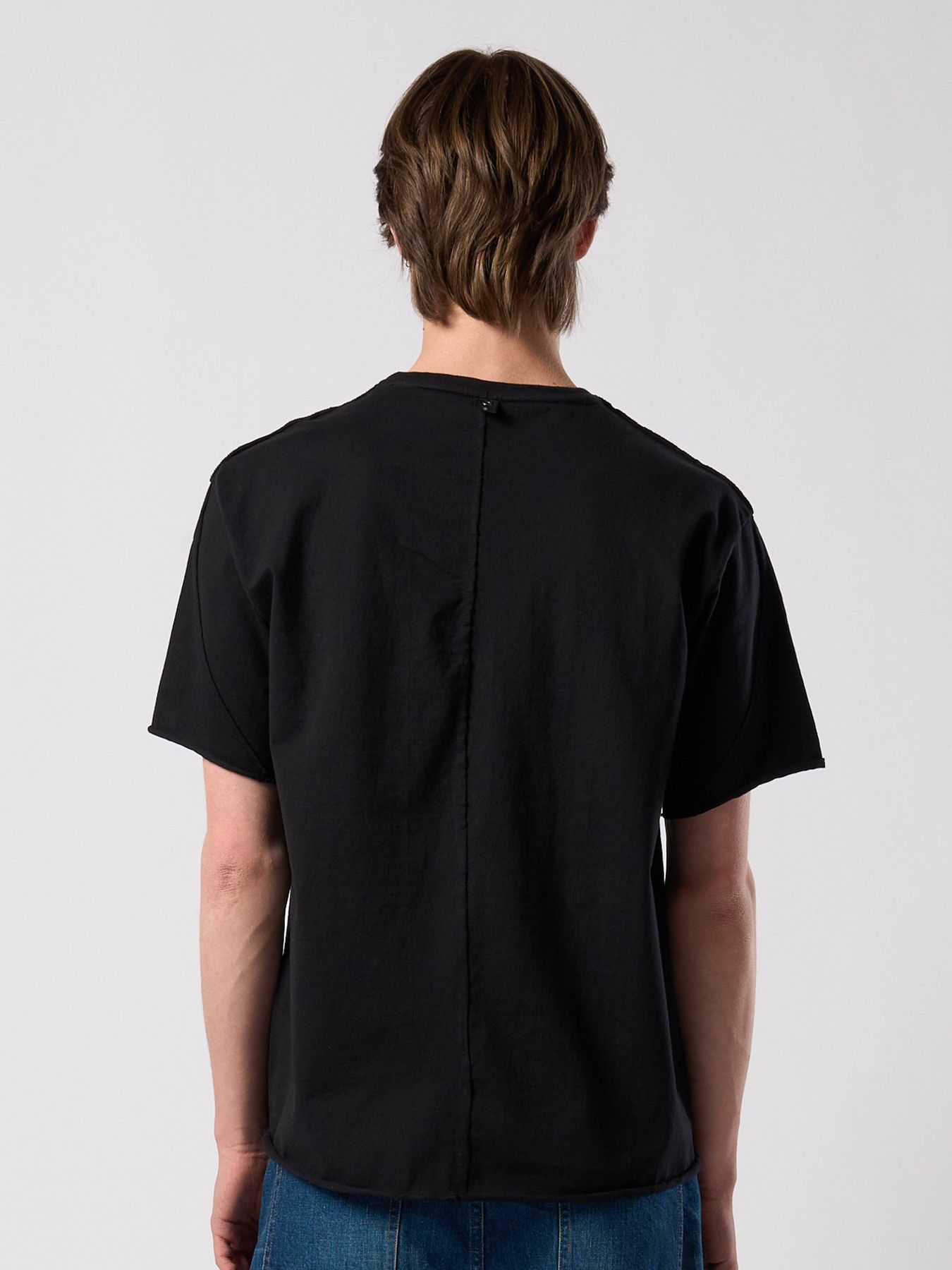 【予約品 4月19日(日) 18時締切】Ohta Design × wjk collaboration："intro" cut-off S/S / "intro" カットオフ ショートスリーブ / ブラック