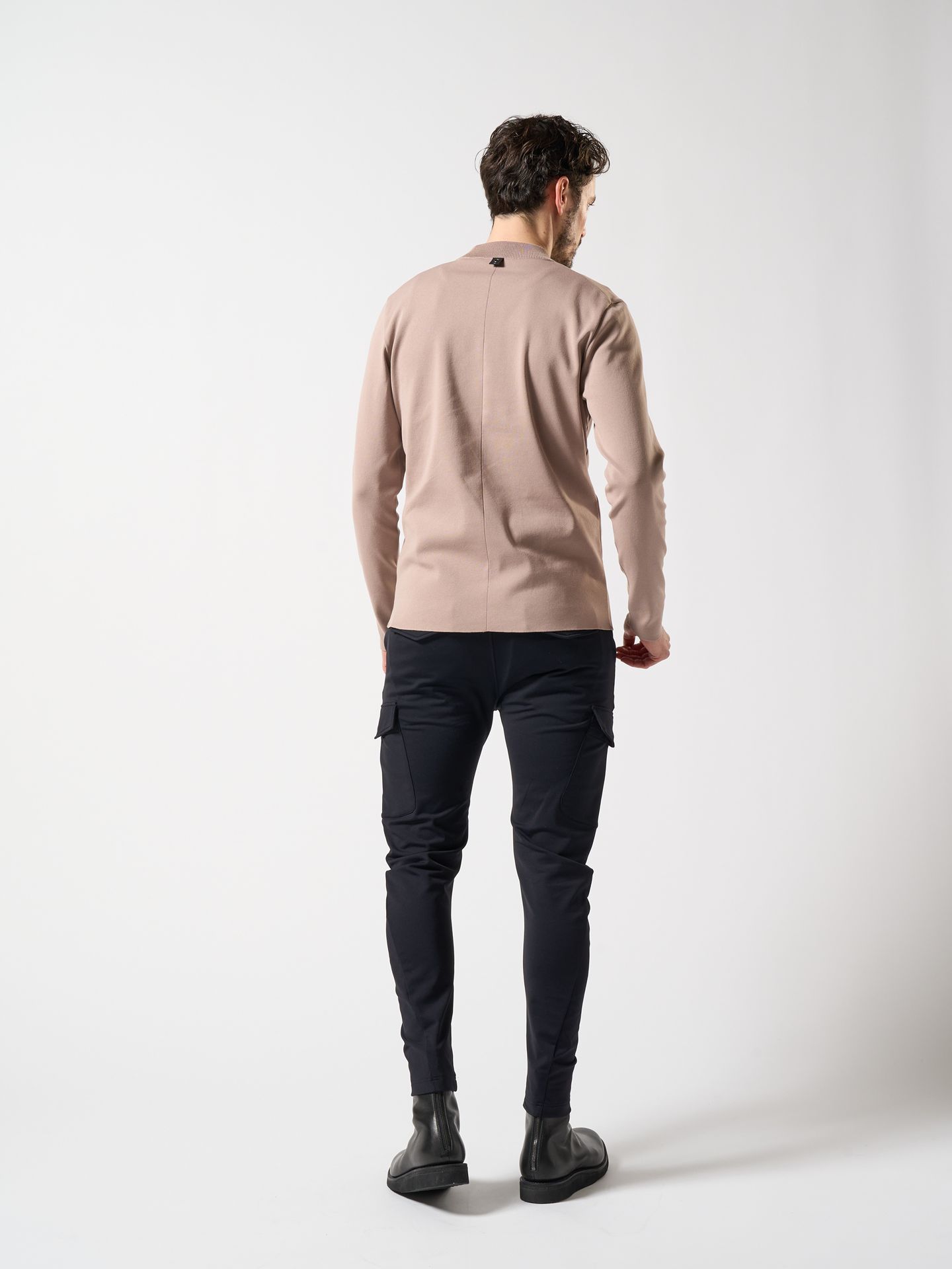 【予約品】 3D banana slim cargo / スリムカーゴパンツ / ブラック