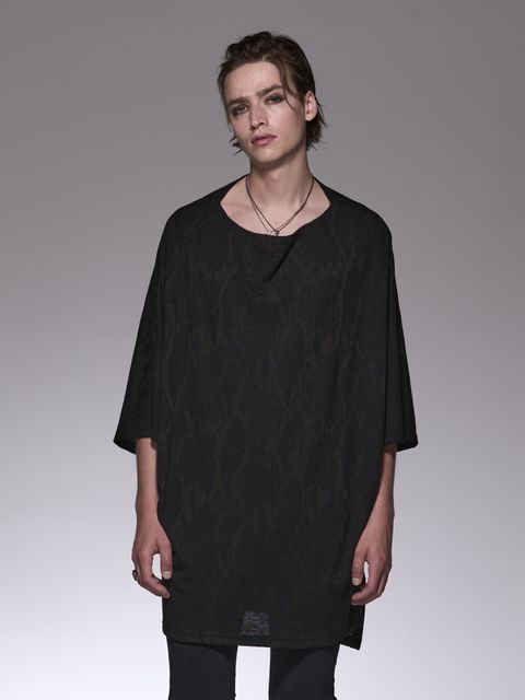 《予約品》 PythonJQD Jersey DolmanT / ドルマンTシャツ / ブラック