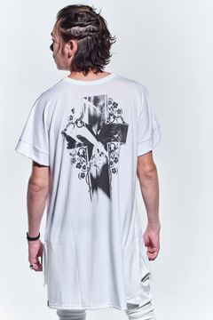《予約品》 DropShoulderT-Shirts Tシャツ BEA TENJIKU / White 【kiryuyrik】 1月入荷予定
