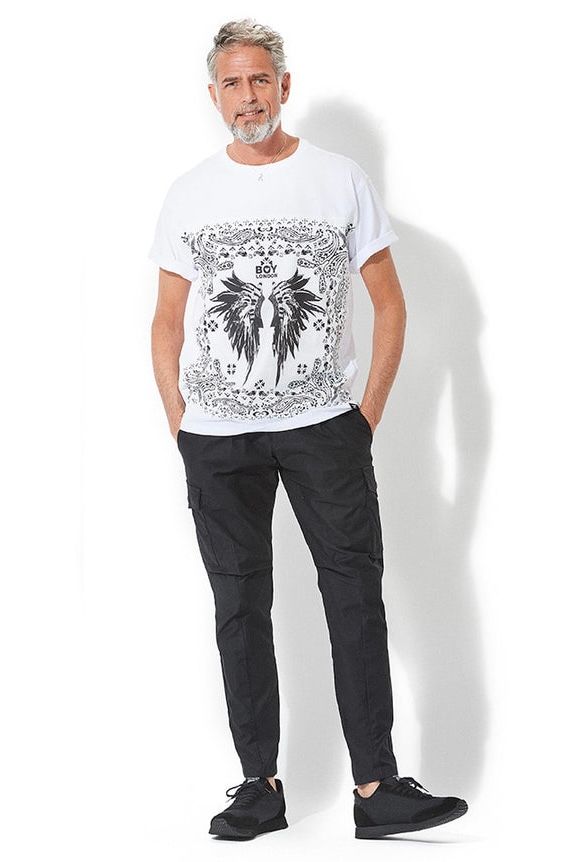 限定ネイティブバンダナ Tシャツ ホワイト 【BOY LONDON】LEON別注T