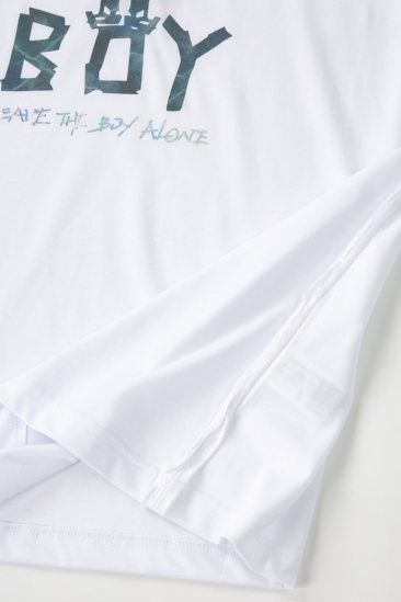 METALIC EAGLE T-SHIRTS / White 【BOY LONDON】