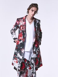《予約品》 FlareJacket / フレアジャケット  / ホワイト＆レッド