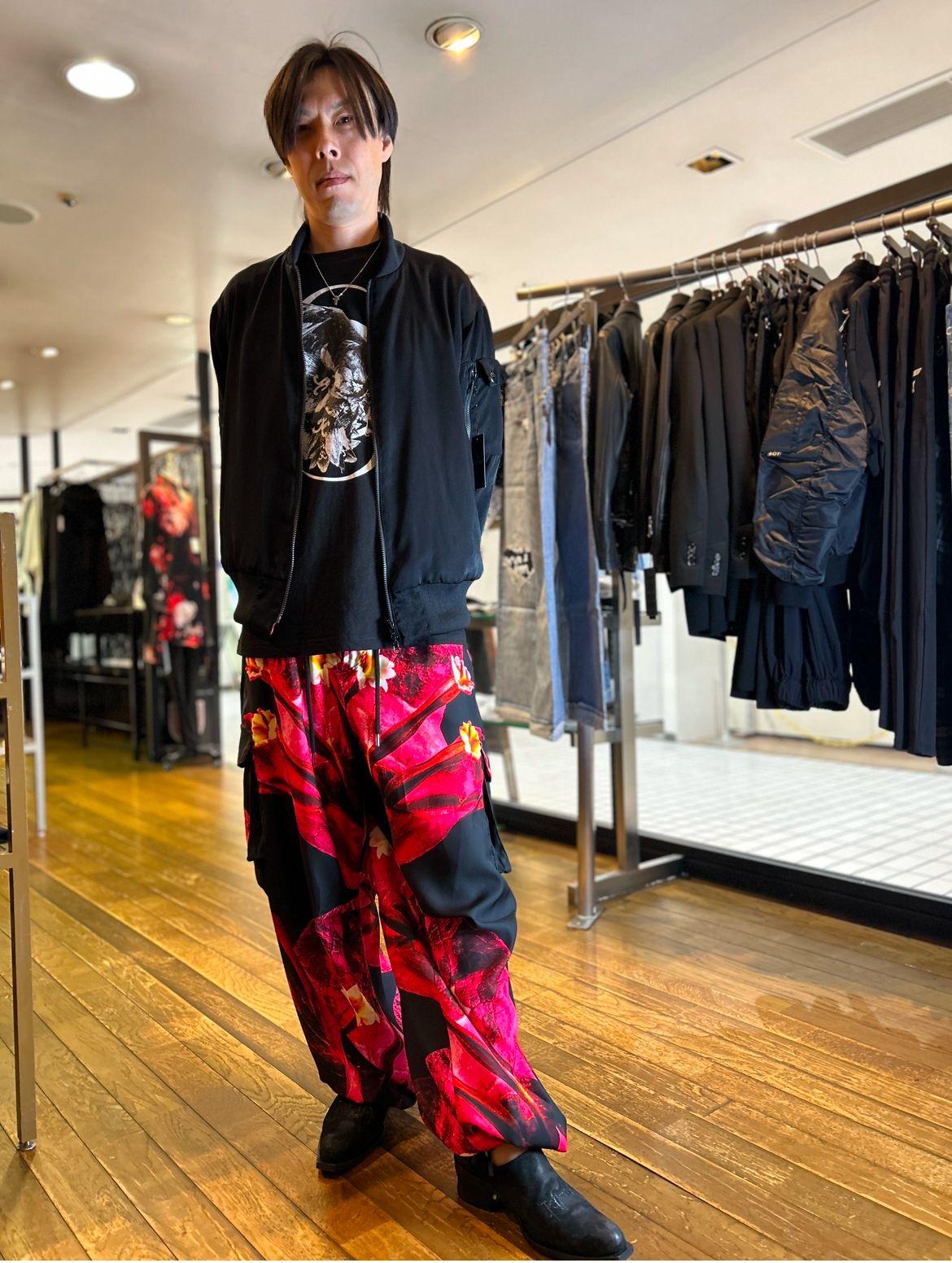 【予約品 5月18日(日) 締切】Cargo Pants / カーゴパンツ / ブラックブーゲンビリア