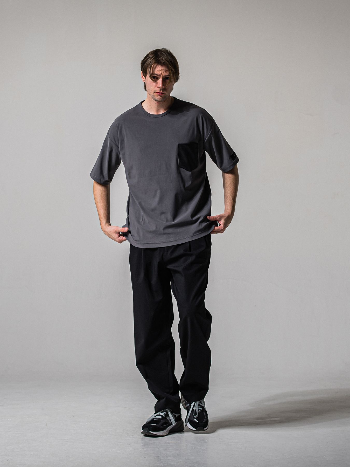 【予約品 11月16日(日) 締切】BEN PANTS / ワイドルーズパンツ / ブラック