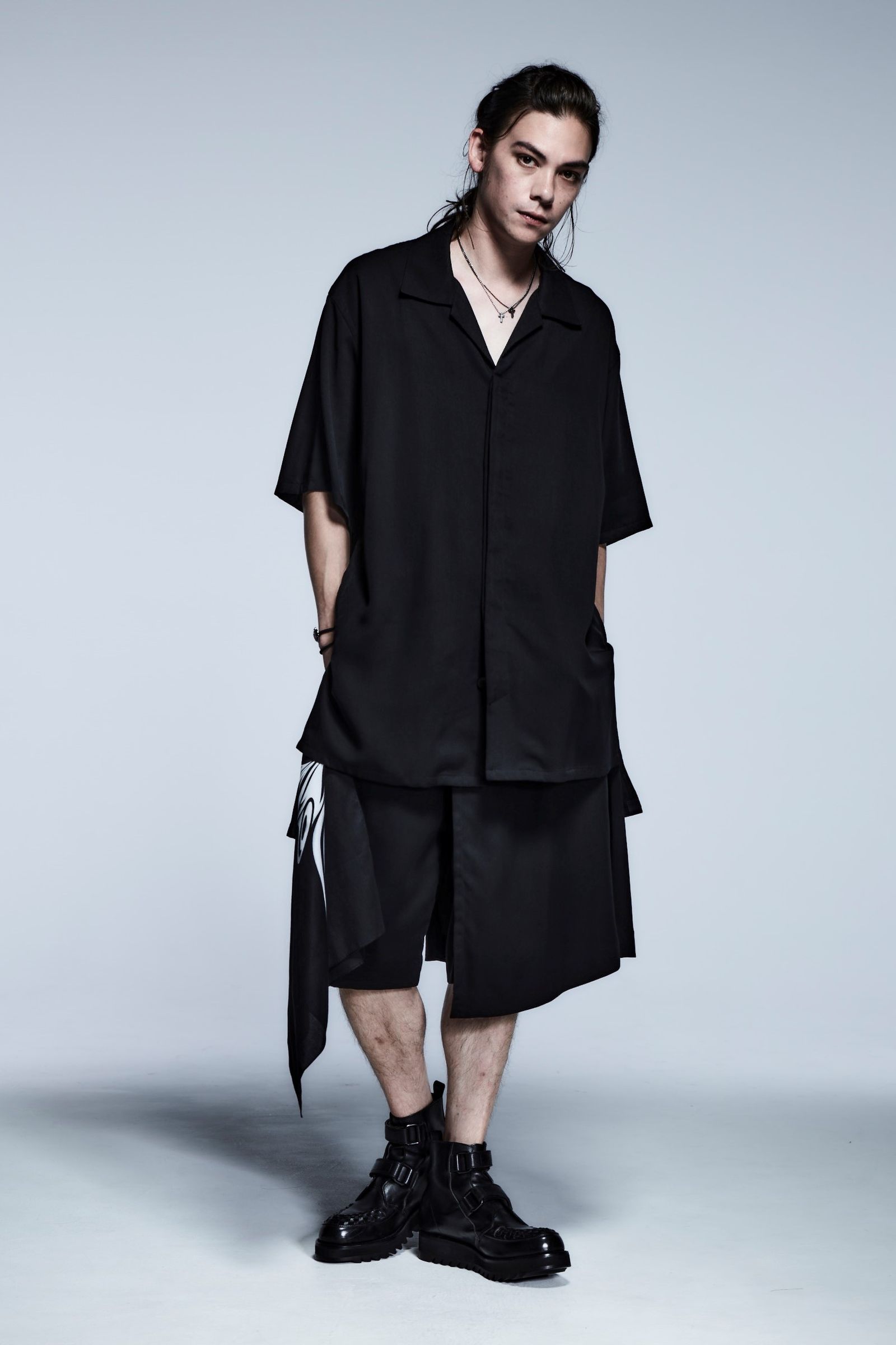 《予約品》 LayerdShortSlacks / Black 【kiryuyrik】 3月入荷予定