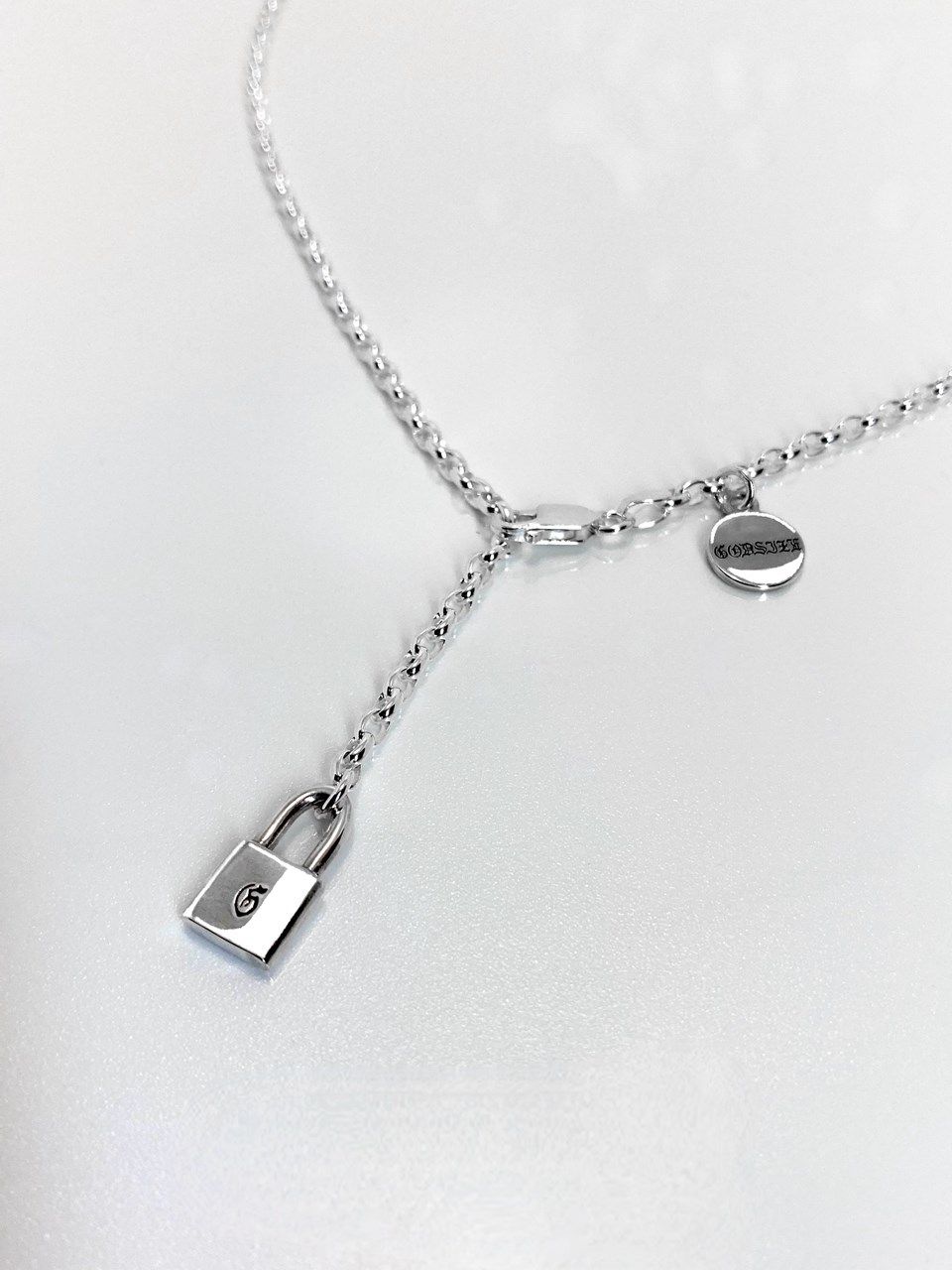 《受注生産》 CROWN HORSESHOE w/ BLACK DIAMOND NECKLACE / クラウンホースシューブラックダイヤモンドネックレス 【注文から2～3週間後入荷予定】