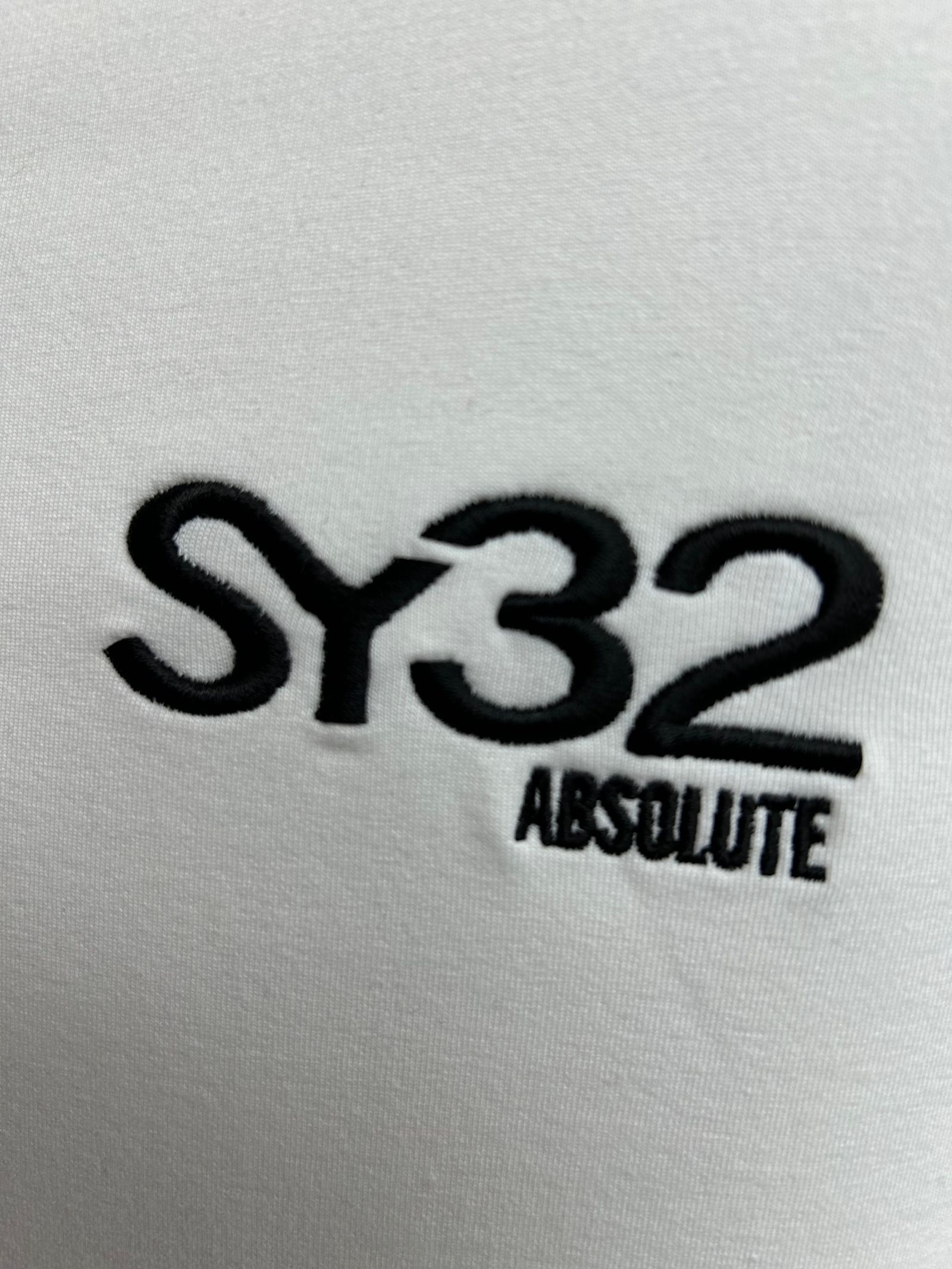 DOUBLE KNIT H-ZIP SWEAT SHIRTS｜MEN'S/ ホワイト【SY32 by SWEET YEARS GOLF】