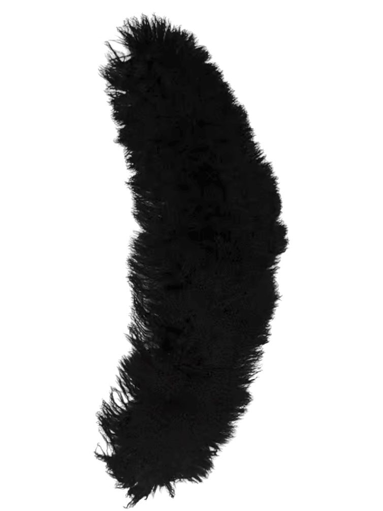 Tibetan lamb fur Detachable collar リアルファーネックマフラー単品【ys Yuji SUGENO】
