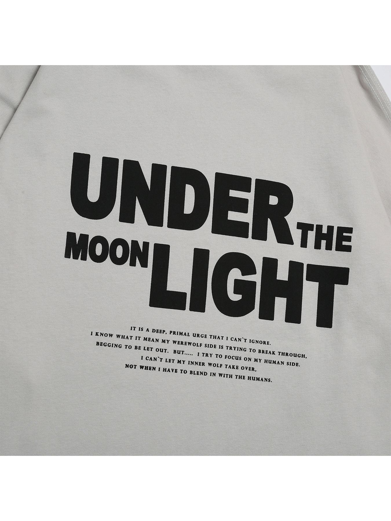 HIDDEN-WOLF TEE / FROST-GRAY【QUOLT】