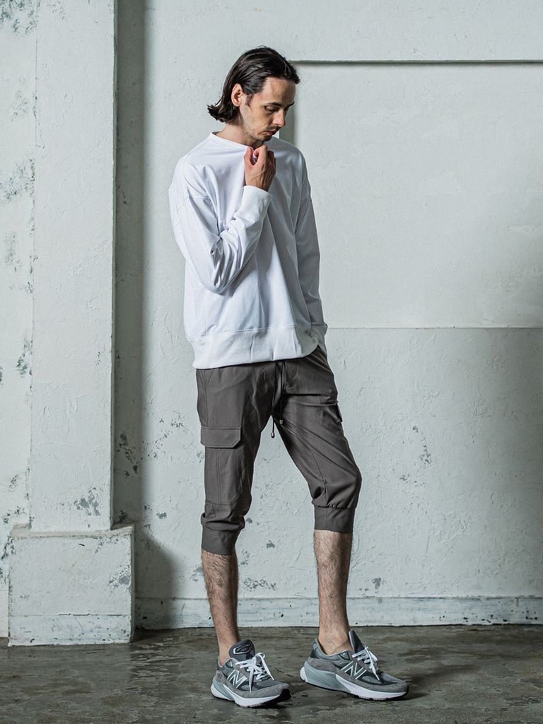 cargo cropped PTクロップドカーゴパンツ / グレー