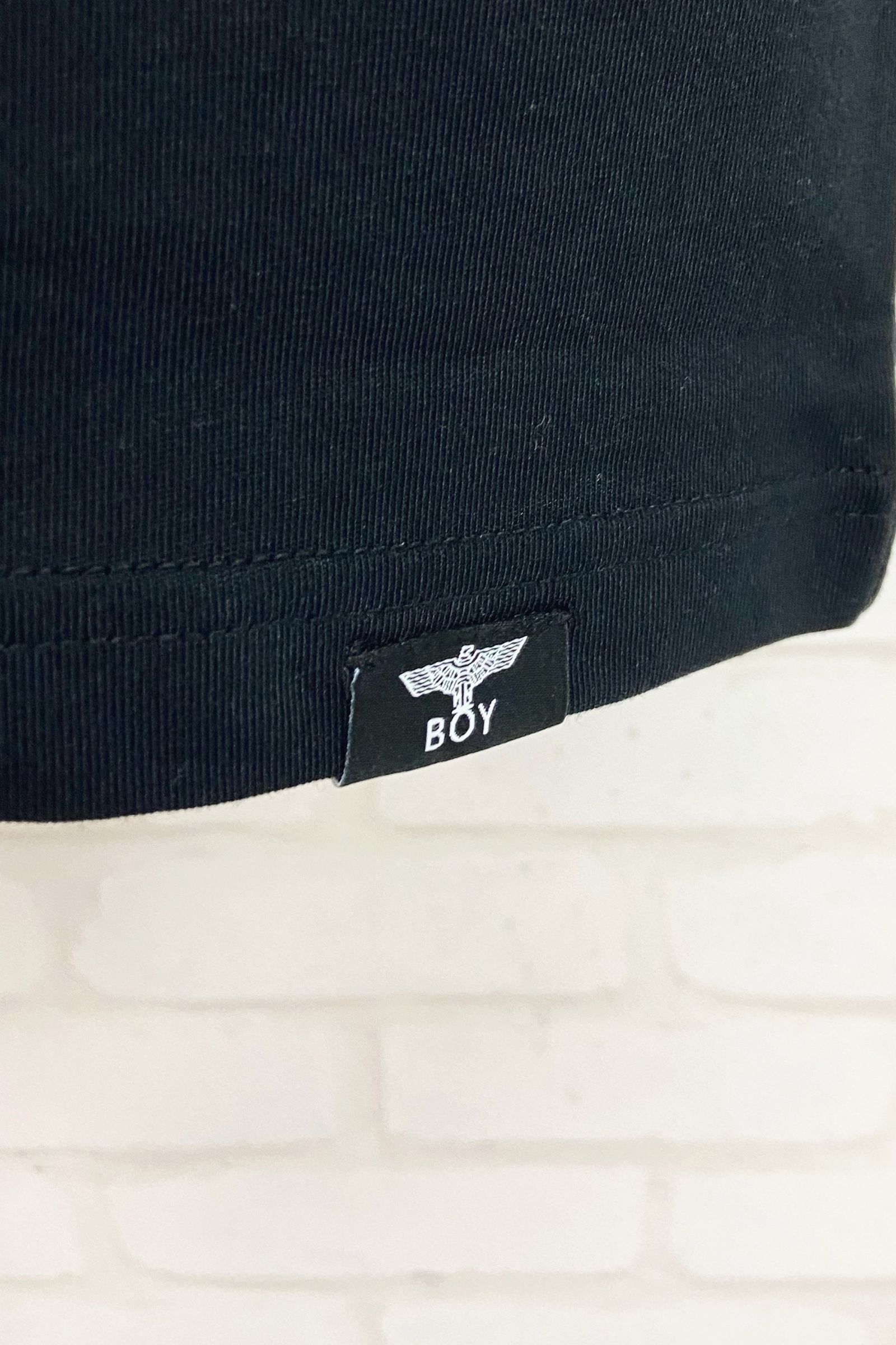 shots T-shirt / Black×Pink 【BOY LONDON】