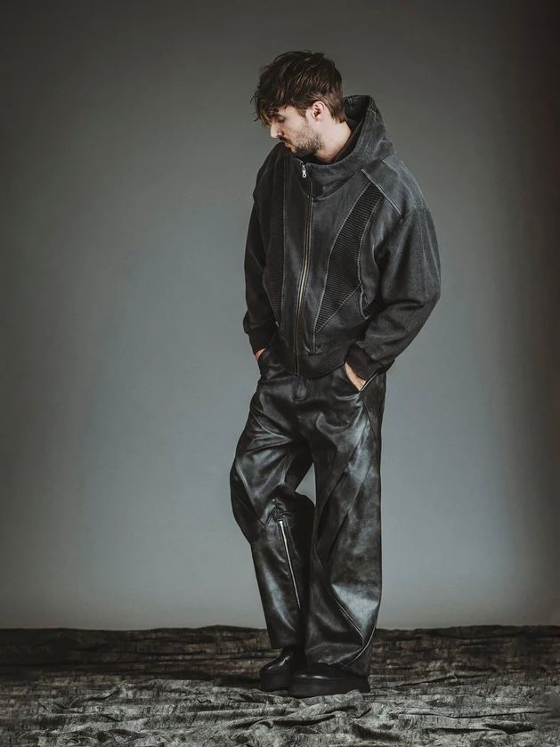 チェンジングニットフーデッドブルゾン 857010-360B / グレー【NO ID.】