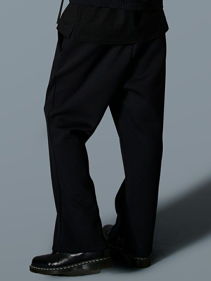 SENTER STITCH FLARE PANTS / フレアパンツ / ブラック