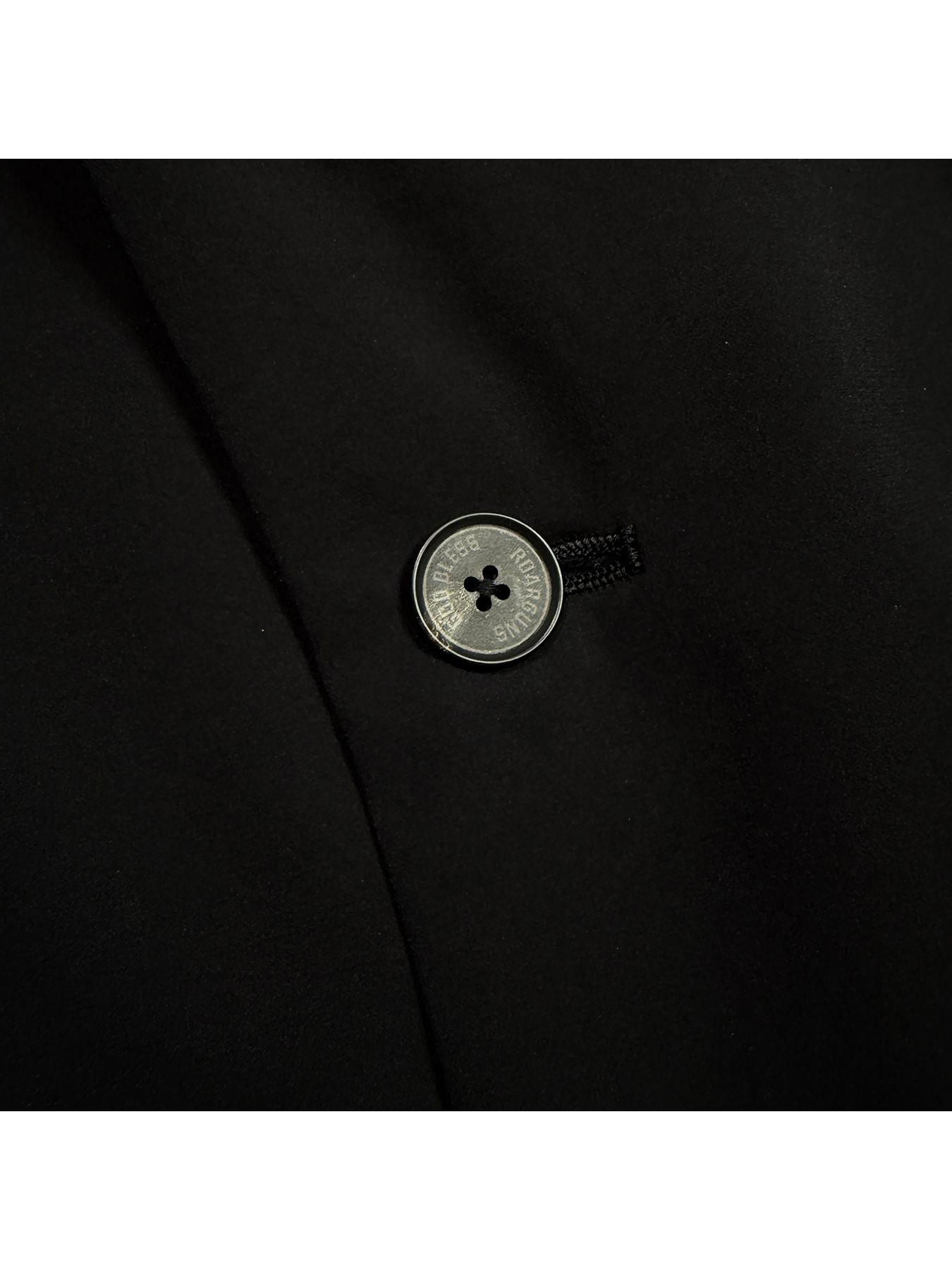 【予約品 3月9日(月) 18:00 締切】W/S GABA JKT / ウール/シルク ギャバ 2Bジャケット / ブラック