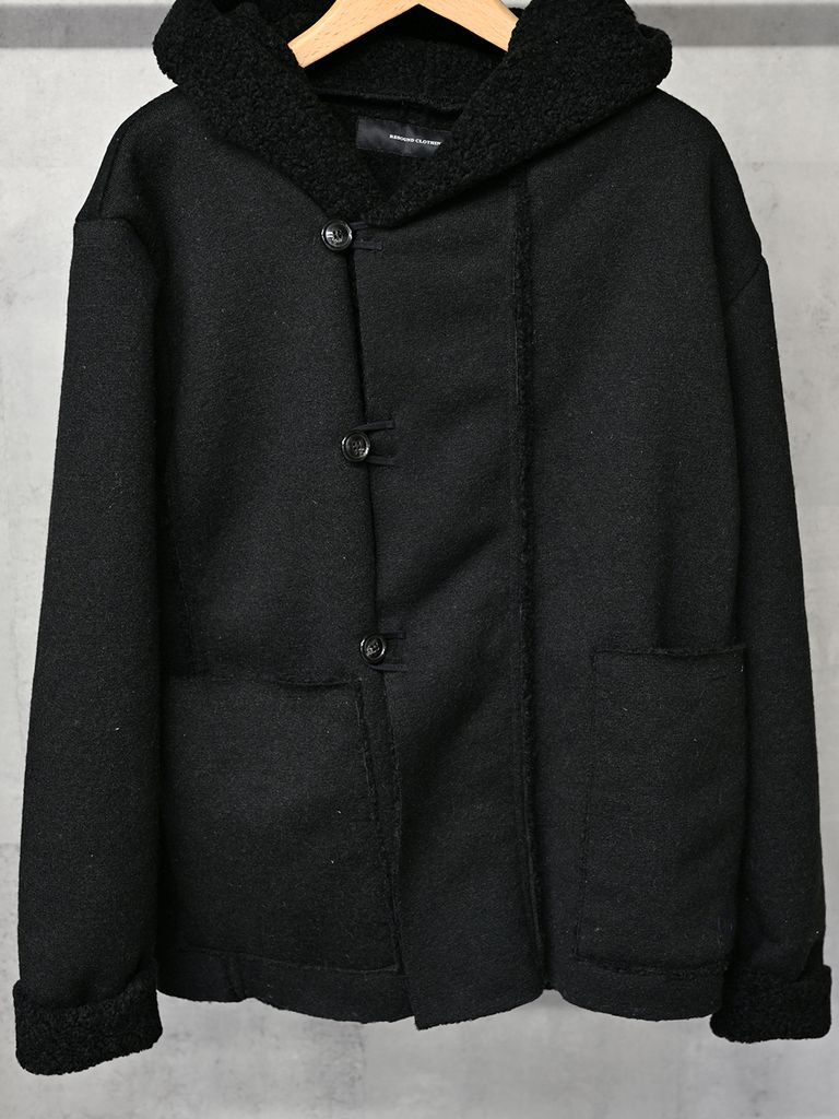 BOA Hoodie JACKET / フードジャケット / ブラック