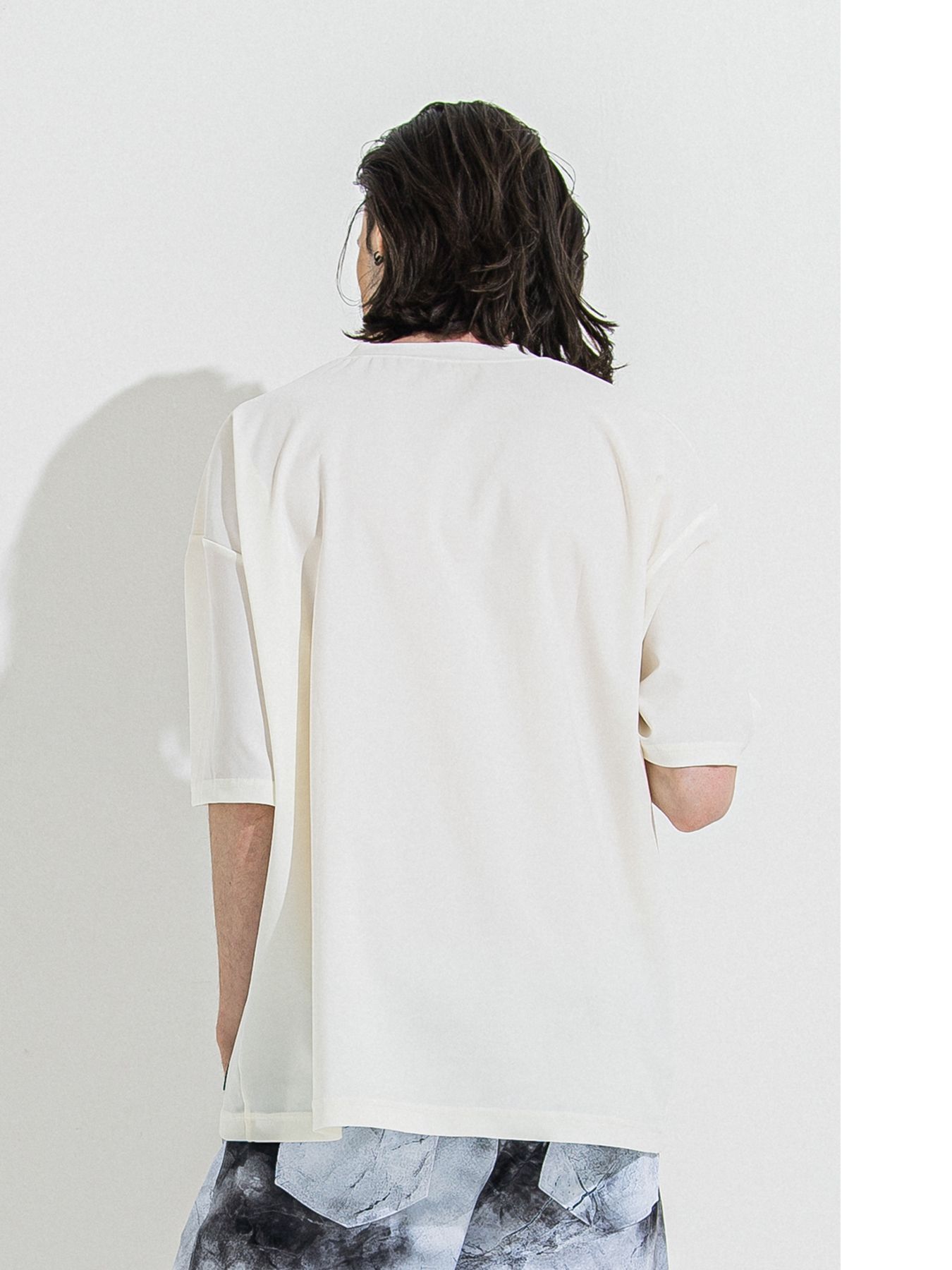 【予約品 】OX JERSEY OVER TEE / オックスジャージオーバーサイズTシャツ / ホワイト