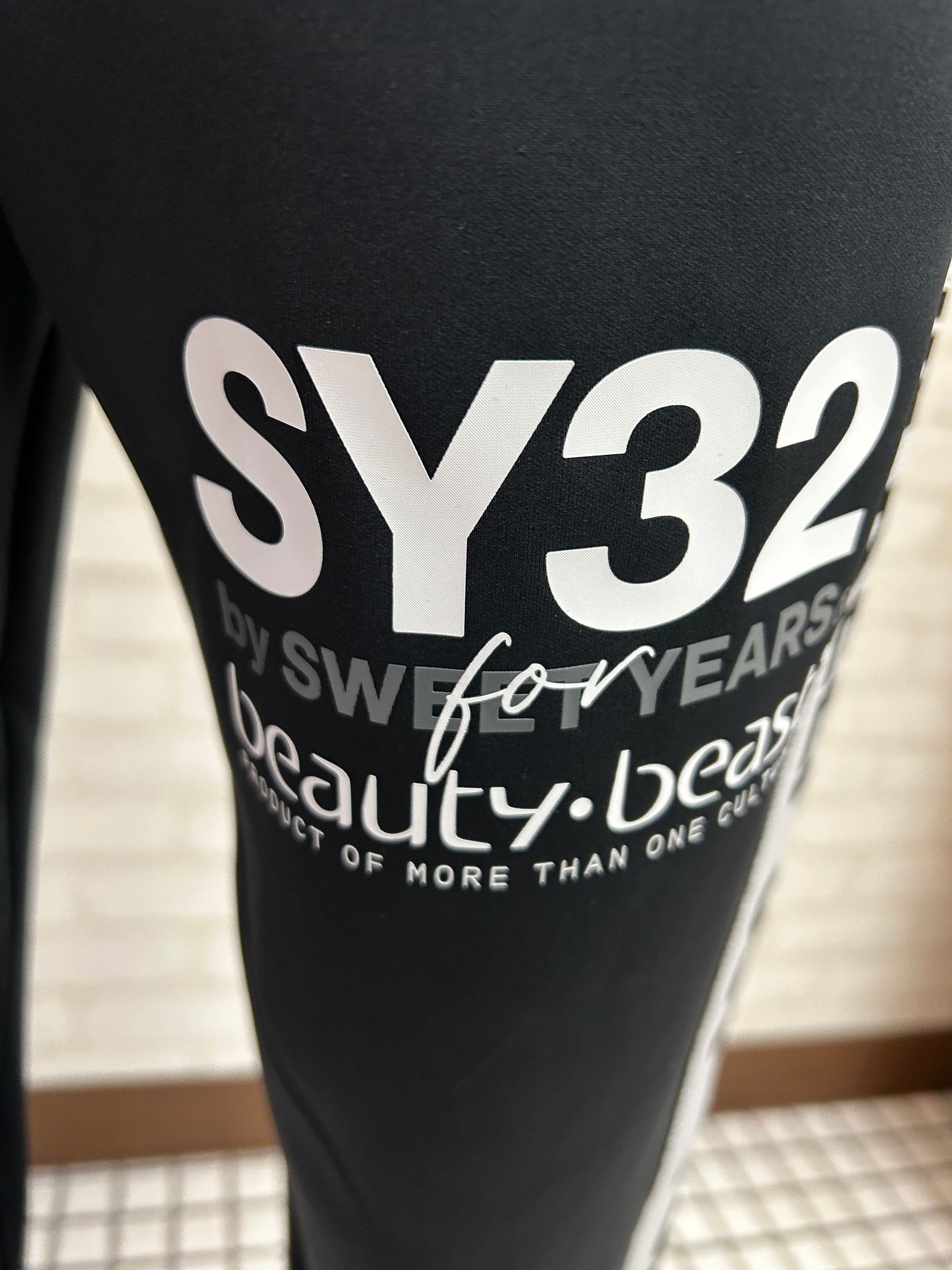 Wネームコラボ beauty:beast × SY32 イージーパンツ / ブラック【SY32 by SWEET YEARS】