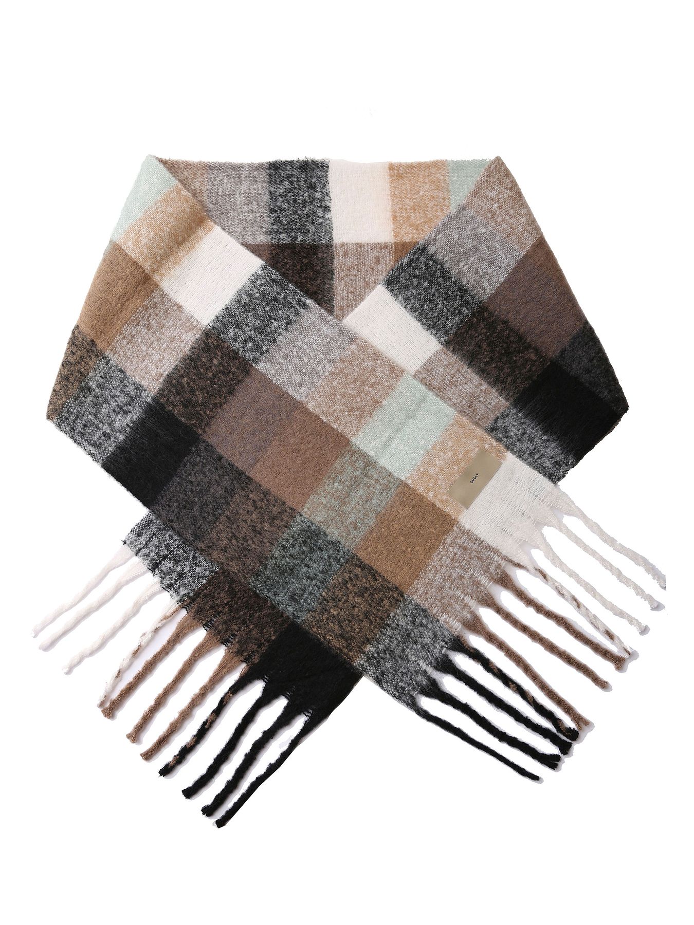 NORDIC MUFFLER / ロングマフラー/ ブラウン
