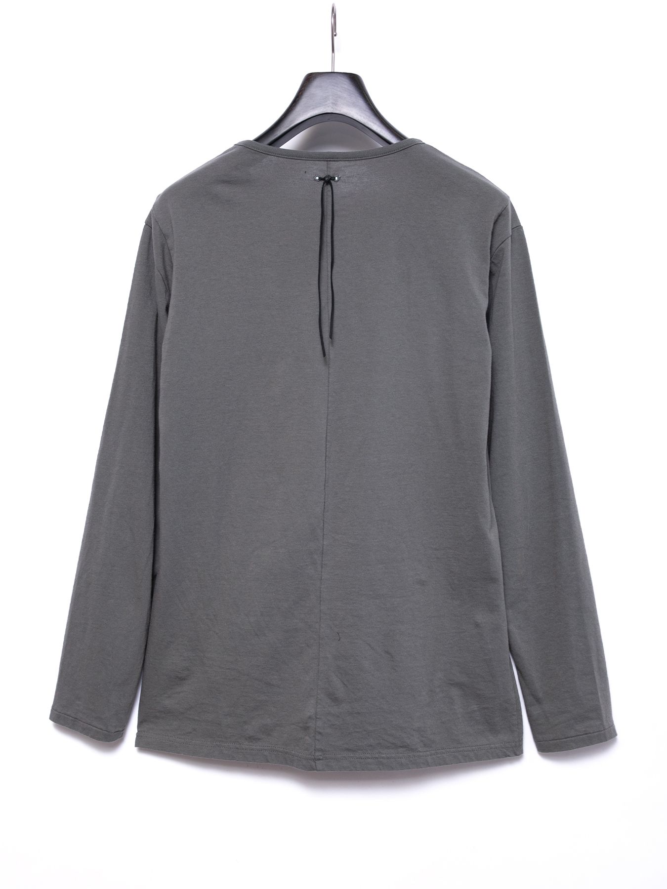 【予約品 4月6日(月) 締切】Natural Soft Cotton Plain Stitches Crew Neck T-shirt / 30/-ナチュラルソフト天竺 クルーネック ロングスリーブ Tシャツ / オリーブ