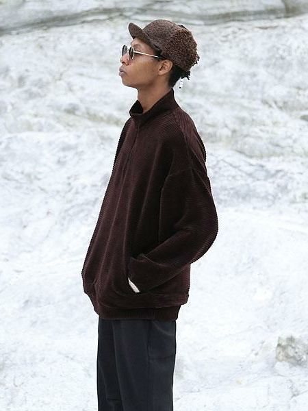 SEWEE PULLOVER / BOURDEAX-RED / QUOLT クオルト