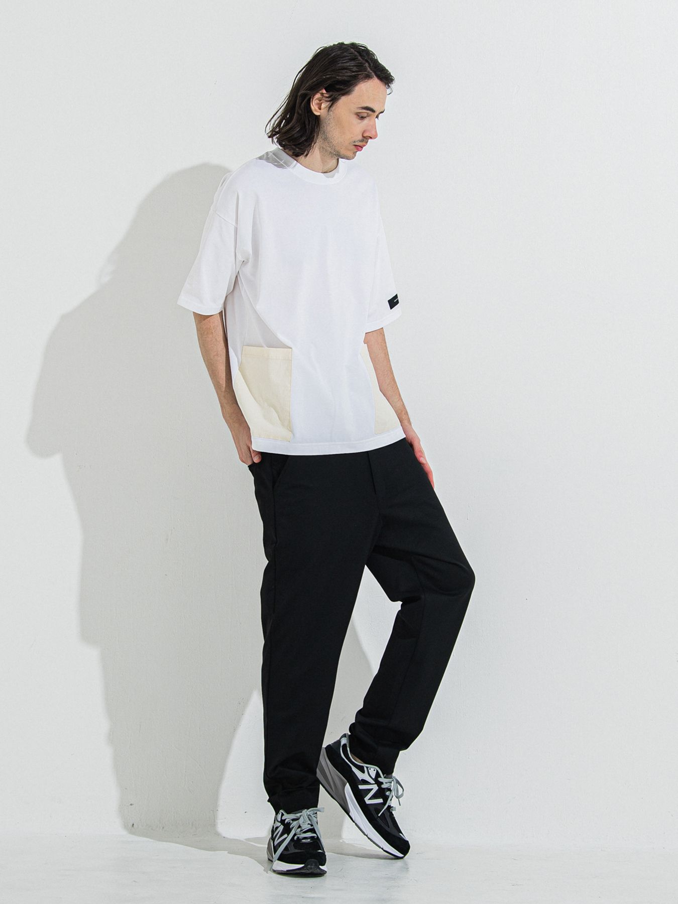 【予約品 】PAT WIDE EASY PANTS / パットワイドイージーパンツ / ブラック