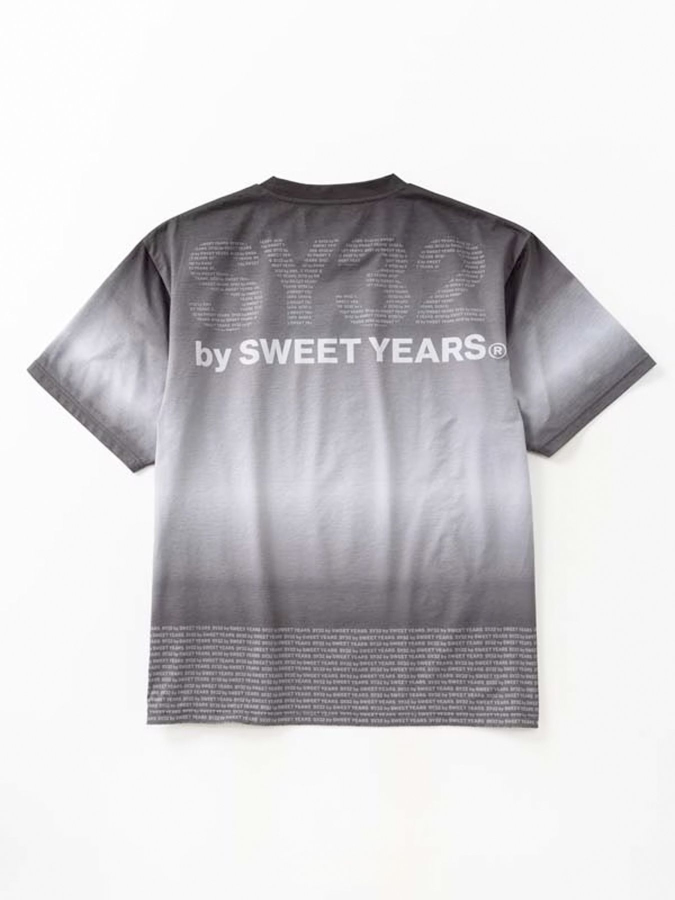 GRADATION LOGO TEE / グラデーション ロゴ Tシャツ / ブラック【SY32 by SWEET YEARS】