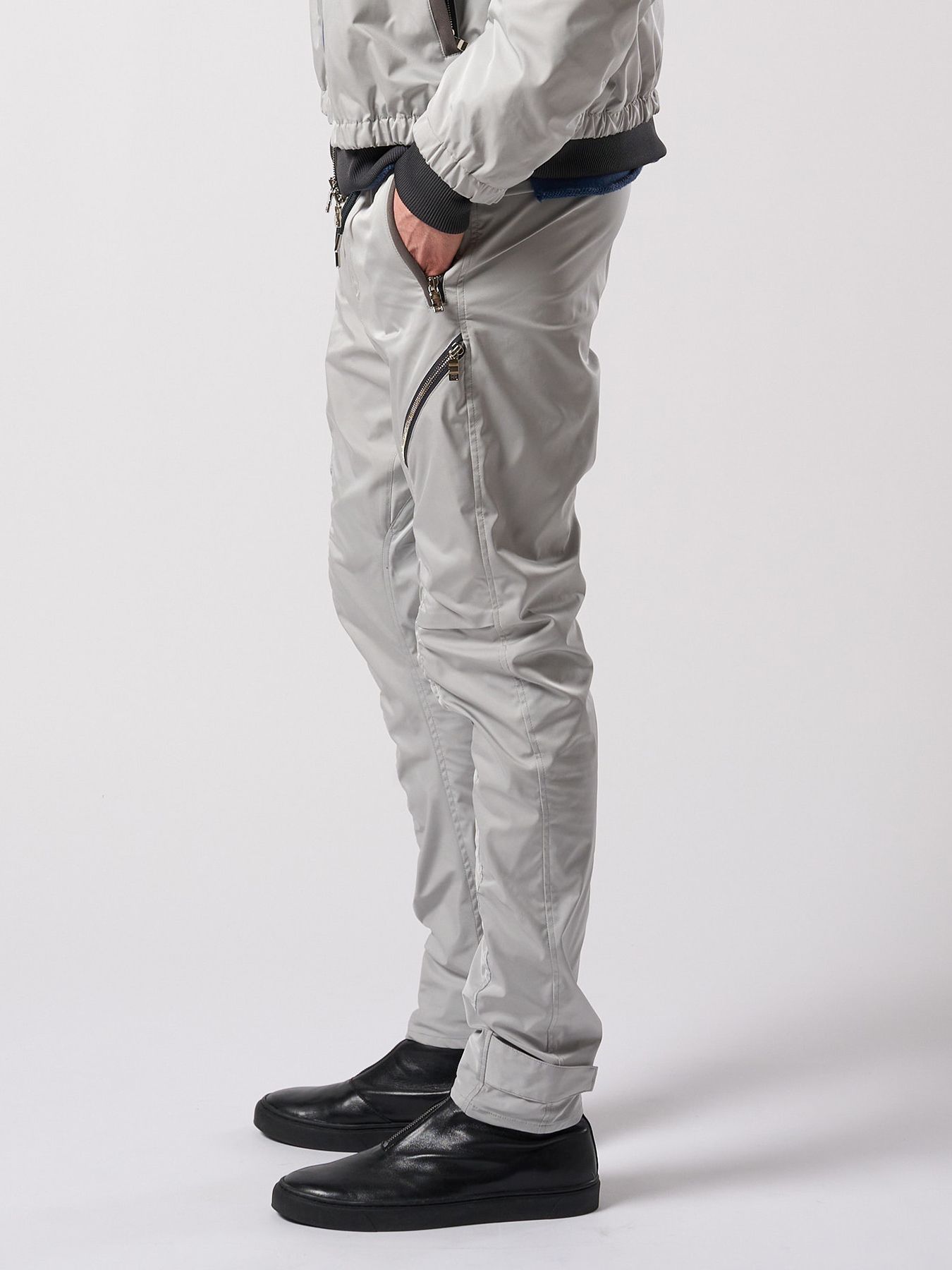 【予約品 4月19日(日) 18時締切】puckering banana teck pants / パッカリング バナナ テックパンツ / ライトグレー