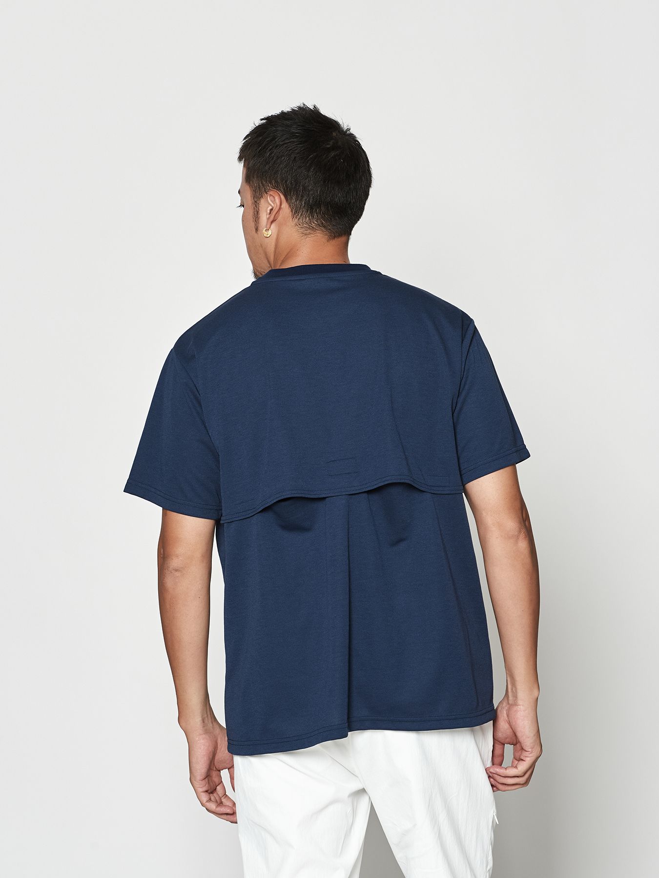 【予約品 10月9日(木) 締切】muta Ventilation Tee / Tシャツ / ネイビー【Acanthus × muta MARINE】