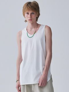 《予約品.先着限り》 LAYERED LONG T/T  / タンクトップ / オフホワイト 【Iroquois.イロコイ】 2024年3月中旬~入荷予定