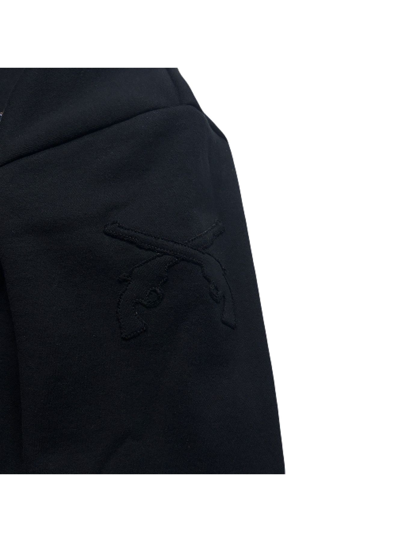 【予約品 3月9日(月) 18:00 締切】CROSSGUN CRY HOODIE / クリスタルクロスガン ジップフーディ / ブラック