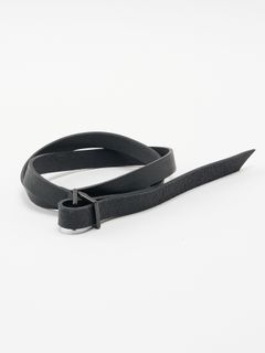 【予約品 9月23日(火) 締切】W-ring long belt / Wリング ロングベルト / ブラック