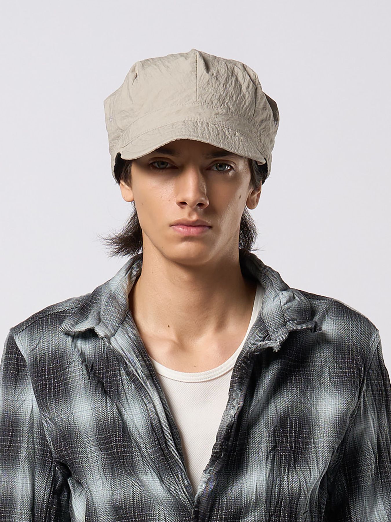 【予約品 9月23日(火) 締切】solid engineer cap / ソリッド エンジニアキャップ / ライトグレー