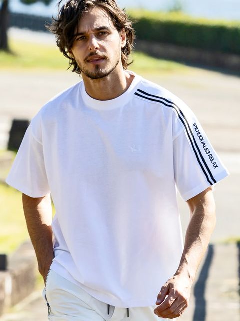 ジャージーラインTシャツ / ホワイト