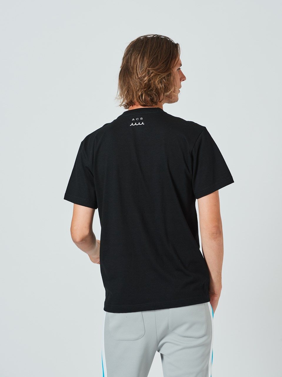 muta BIG Logo Tee / Tシャツ / ブラック Wネーム 【Acanthus×muta】